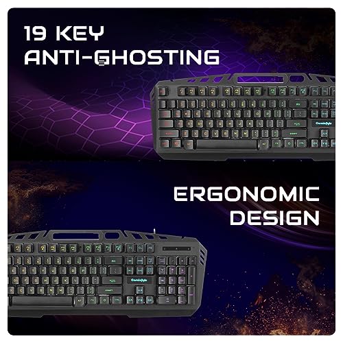Cosmic Byte Dragon Fly RGB Gaming Keyboard and Mouse Combo,Upgraded1000Hz Gaming Mouse, 12800DPIr Keyboard and Mouse (Black) Cosmic Byte Dragon Fly RGB Gaming Keyboard and Mouse Combo,Upgraded1000Hz Gaming Mouse, 12800DPIr Keyboard and Mouse (Black)