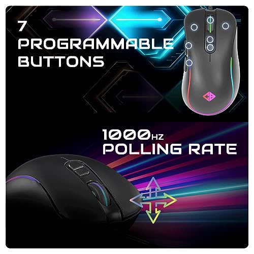 Cosmic Byte Dragon Fly RGB Gaming Keyboard and Mouse Combo,Upgraded1000Hz Gaming Mouse, 12800DPIr Keyboard and Mouse (Black) Cosmic Byte Dragon Fly RGB Gaming Keyboard and Mouse Combo,Upgraded1000Hz Gaming Mouse, 12800DPIr Keyboard and Mouse (Black)