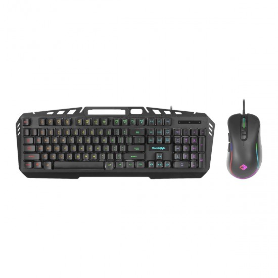 Cosmic Byte Dragon Fly RGB Gaming Keyboard and Mouse Combo,Upgraded1000Hz Gaming Mouse, 12800DPIr Keyboard and Mouse (Black)