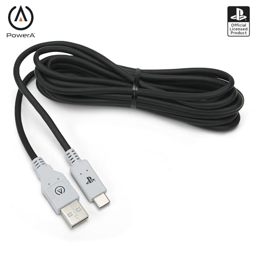 PowerA Usb-C Charging Cable For Playstation 5, Ps5, 3M (Officially Licensed), Black PowerA Usb-C Charging Cable For Playstation 5, Ps5, 3M (Officially Licensed), Black