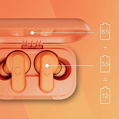 Skullcandy Dime Bluetooth Truly Wireless in Ear Earbuds with Mic (Orange) Skullcandy Dime Bluetooth Truly Wireless in Ear Earbuds with Mic (Orange)