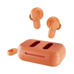 Skullcandy Dime Bluetooth Truly Wireless in Ear Earbuds with Mic (Orange)