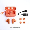 Skullcandy Dime Bluetooth Truly Wireless in Ear Earbuds with Mic (Orange)