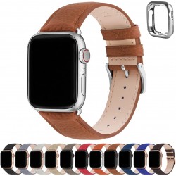 Fullmosa Compatible Apple Watch Strap Leather for Men Women(Watch Not Included)