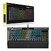 Corsair K100 RGB Optical-Mechanical USB Gaming Keyboard Black