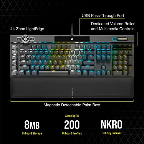 Corsair K100 RGB Optical-Mechanical USB Gaming Keyboard Black Corsair K100 RGB Optical-Mechanical USB Gaming Keyboard Black