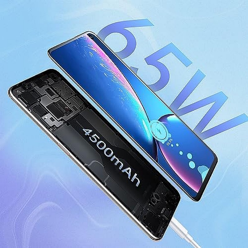 Oppo Reno5 Pro 5G Dual-SIM 12GB RAM 256GB ROM  (Silver) Refurbished