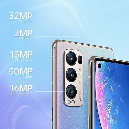 Oppo Reno5 Pro 5G Dual-SIM 12GB RAM 256GB ROM  (Silver) Refurbished