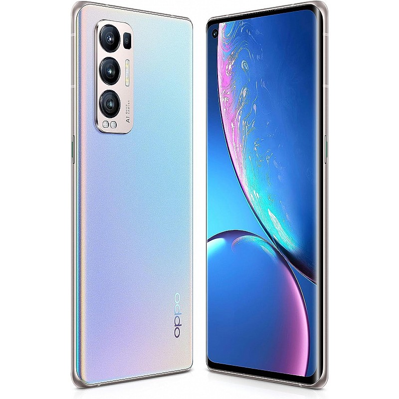 Oppo Reno5 Pro 5G Dual-SIM 12GB RAM 256GB ROM  (Silver) Refurbished