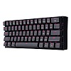 Redragon K630 Dragonborn 60% Wired Pink Single Lighting Gaming Mechanical Keyboard Black