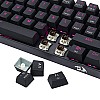 Redragon K630 Dragonborn 60% Wired Pink Single Lighting Gaming Mechanical Keyboard Black