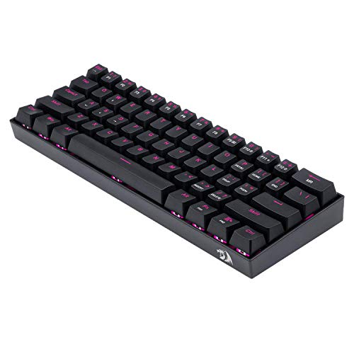 Redragon K630 Dragonborn 60% Wired Pink Single Lighting Gaming Mechanical Keyboard Black Redragon K630 Dragonborn 60% Wired Pink Single Lighting Gaming Mechanical Keyboard Black