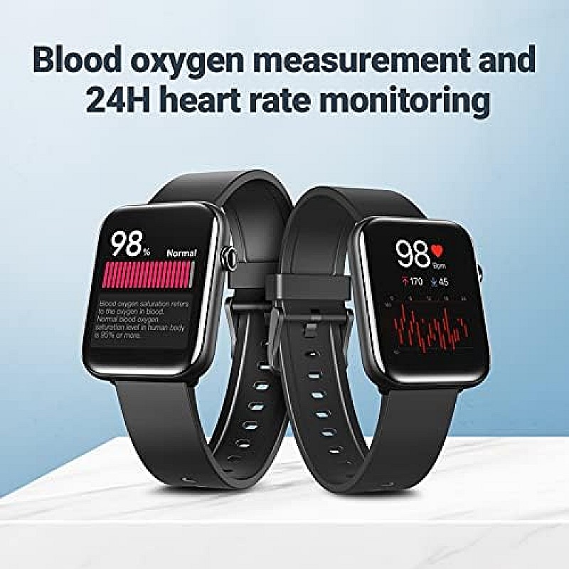 MOBVOI GTH smartwatch 24H Skin Temperature Measurement Blood Oxygen Black