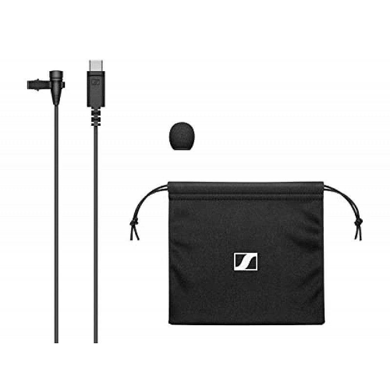 Sennheiser Professional Audio XS Lav USB-C Omnidirectional Lavalier Microphone with USB-C connector, Ideal for for USB-C Mobiles/Computers