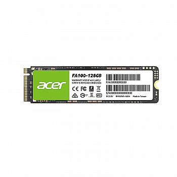 Acer FA100 128GB PCIe Gen3 x4 NVMe 3D NAND SSD M.2 Internal SSD-950MB/s R, 650MB/s W Speed