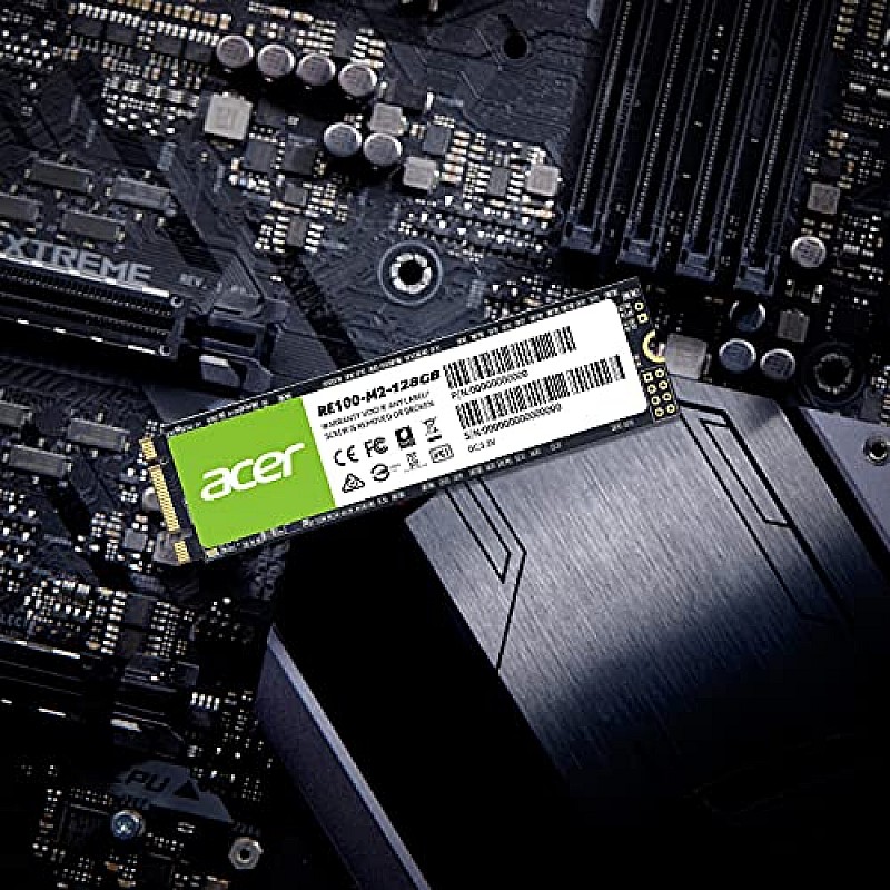 Acer FA100 128GB PCIe Gen3 x4 NVMe 3D NAND SSD M.2 Internal SSD-950MB/s R, 650MB/s W Speed