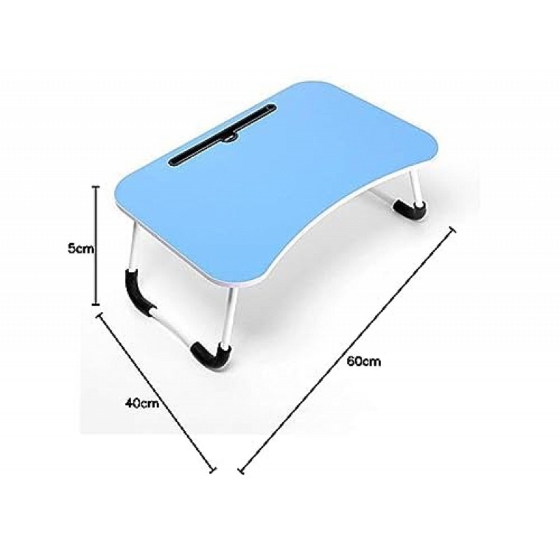 GoRogue Stud Foldable Wooden Mini Lapdesk for Couch, Sofa Bed, Study Tray Table Stand for Writing (Sky Blue)