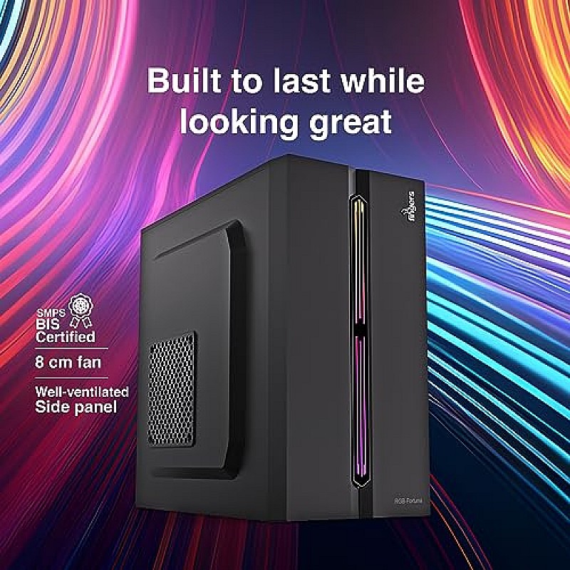 Fingers RGB-Flow India's First Micro ATX PC C2 Fashion Computer Case Cabinet with ARGB LEDs