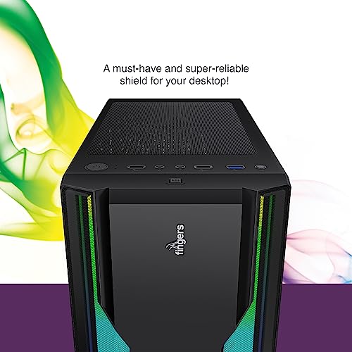 Fingers RGB-Flow India's First Micro ATX PC C2 Fashion Computer Case Cabinet with ARGB LEDs Fingers RGB-Flow India's First Micro ATX PC C2 Fashion Computer Case Cabinet with ARGB LEDs