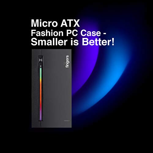 Fingers RGB-Flow India's First Micro ATX PC C2 Fashion Computer Case Cabinet with ARGB LEDs Fingers RGB-Flow India's First Micro ATX PC C2 Fashion Computer Case Cabinet with ARGB LEDs