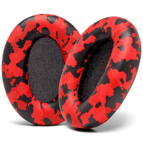 WC Wicked Cushions Extra Thick Replacement Earpads Compatible with Sony WH-1000XM3 Headphones - Red Camo WC Wicked Cushions Extra Thick Replacement Earpads Compatible with Sony WH-1000XM3 Headphones - Red Camo