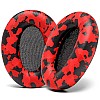 WC Wicked Cushions Extra Thick Replacement Earpads Compatible with Sony WH-1000XM3 Headphones - Red Camo