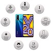 Vivo Y20A 2021 Nebula Blue, 3GB RAM, 64GB Storage refurbished