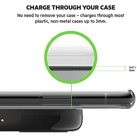 Belkin USB 3.0 Cellular Phones Boost Charge 15W Fast Wireless Charging Pad, Case Compatible - Black, Large (Wia002Btbk) Belkin USB 3.0 Cellular Phones Boost Charge 15W Fast Wireless Charging Pad, Case Compatible - Black, Large (Wia002Btbk)