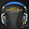 Cosmic Byte G2050 RGB 7.1 Surround Sound USB Gaming Headphone for PS5, PC with Software and Gel Microphone (Blue)