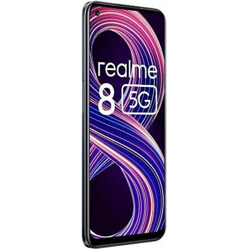 realme 8 5G (Supersonic Blue, 8GB RAM, 128GB Storage) Refurbished