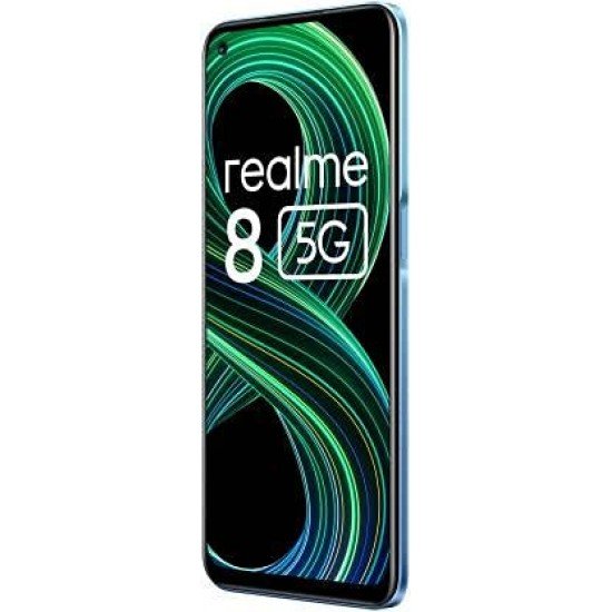 realme 8 5G (Supersonic Blue, 8GB RAM, 128GB Storage) Refurbished