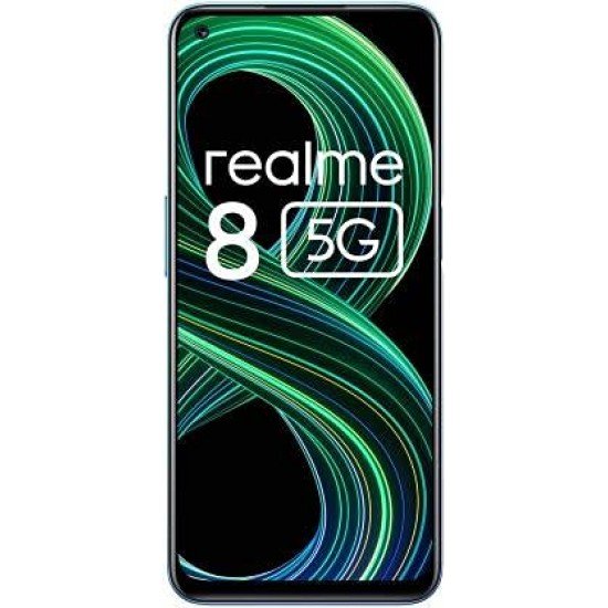 realme 8 5G (Supersonic Blue, 8GB RAM, 128GB Storage) Refurbished