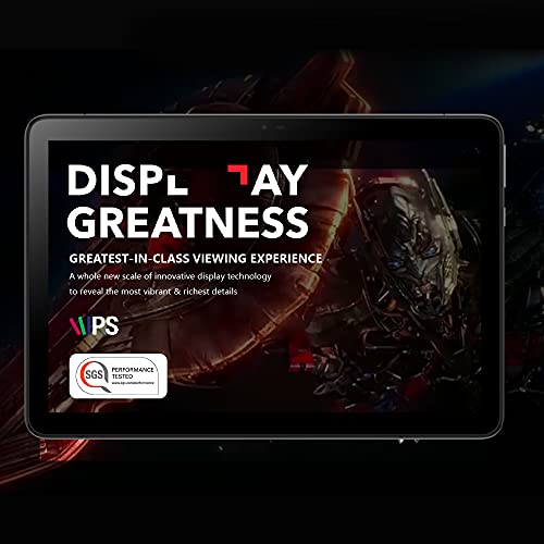 TCL Tab 10 (10.1 inches (25.6cm) WUXGA Display, 3GB+32GB, 5500mAh, Wi-Fi + 4G Calling Tablet (Black) (9060G (Black) TCL Tab 10 (10.1 inches (25.6cm) WUXGA Display, 3GB+32GB, 5500mAh, Wi-Fi + 4G Calling Tablet (Black) (9060G (Black)