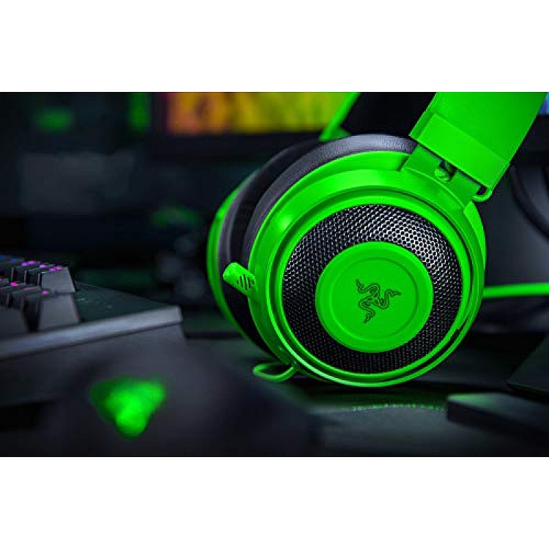 Razer Rz04-02830200-R3M1 Wired On Ear Headphones with Mic (Green)