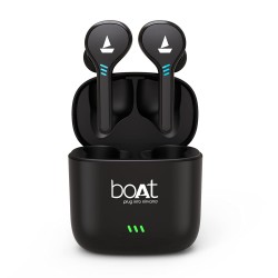 boAt Airdopes 433 Twin Truly Wireless Bluetooth in Ear Earbuds with Mic (Black) Refurbished