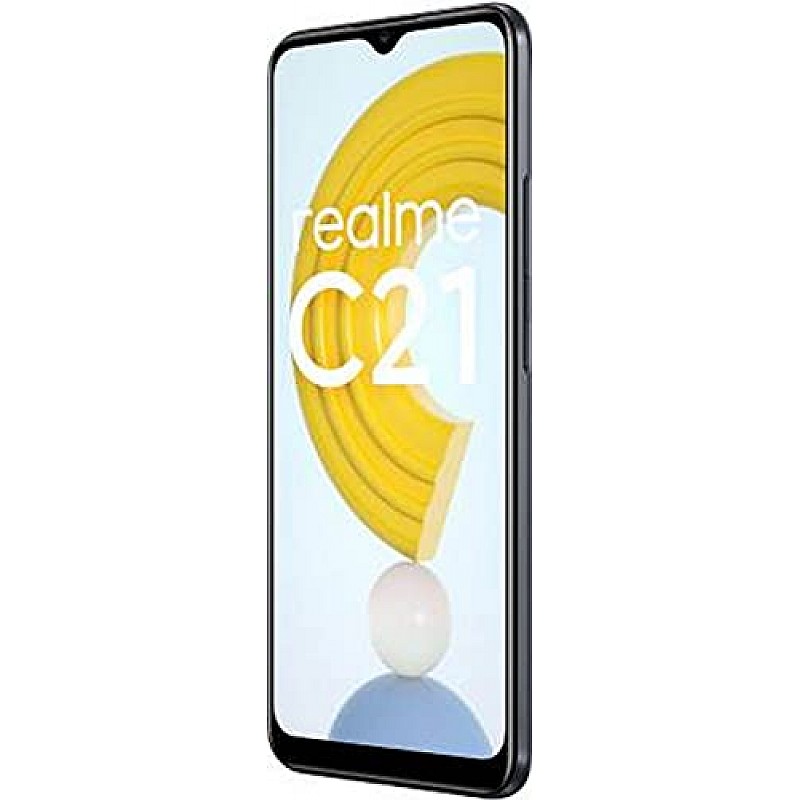 realme C21 (Cross Black, 3GB RAM, 32GB Storage) Refurbished