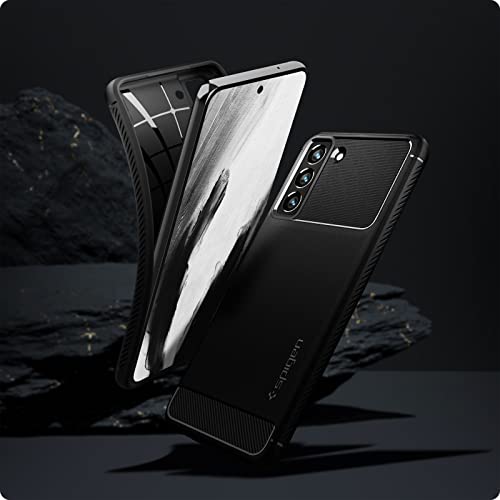 Spigen Rugged Armor Back Cover Case Compatible with Galaxy S21 FE 5G (TPU | Matte Black) Spigen Rugged Armor Back Cover Case Compatible with Galaxy S21 FE 5G (TPU | Matte Black)