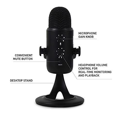 JBL Commercial CSUM10 Compact USB Microphone for Recording, Streaming and Online Calls, Black, Medium, Omnidirectional JBL Commercial CSUM10 Compact USB Microphone for Recording, Streaming and Online Calls, Black, Medium, Omnidirectional