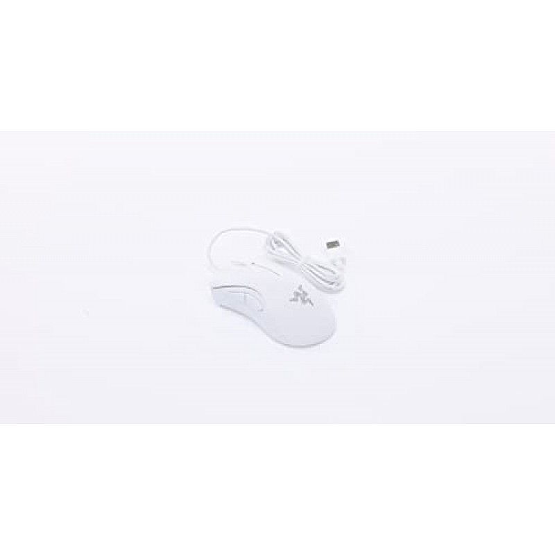 Razer DeathAdder Essential White Edition - 6400 DPI Ergonomic Wired Gaming Mouse - RZ01-03850200-R3M1