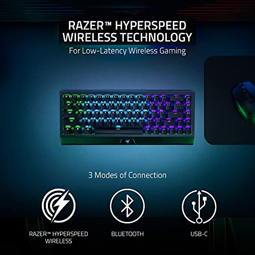 Razer Blackwidow V3 Mini Hyperspeed - Phantom Edition - Yellow Switch Razer Blackwidow V3 Mini Hyperspeed - Phantom Edition - Yellow Switch