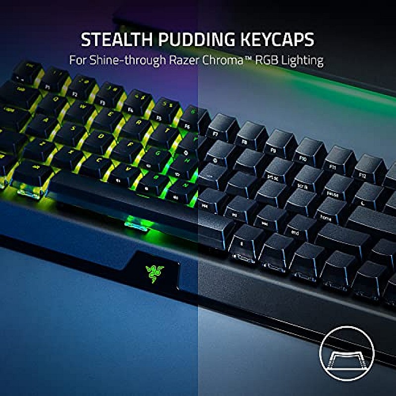 Razer Blackwidow V3 Mini Hyperspeed - Phantom Edition - Yellow Switch 