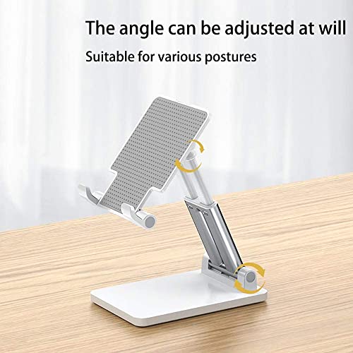 AIRTREE Plastic Table Mount Desktop Mobile Phone Stand, Mobile Holder Adjustable & Foldable Mobile Stand AIRTREE Plastic Table Mount Desktop Mobile Phone Stand, Mobile Holder Adjustable & Foldable Mobile Stand