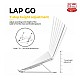 LAPCARE Lapgo Aluminium Foldable Tabletop Stand with Pouch Upto 15.6 inches Laptop