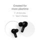 Noise Air Buds+ in-Ear Truly Wireless Earbuds with Superb Calling 20 Hour Playtime with Mic Jet Black