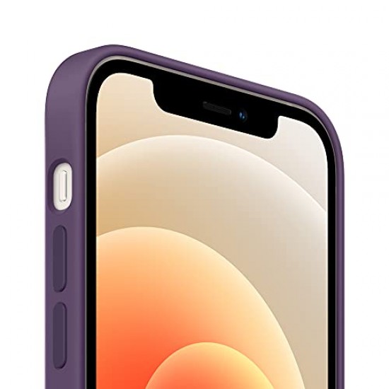 Apple Pouch Case for iPhone 12, 12 Pro (Silicone Amethyst)