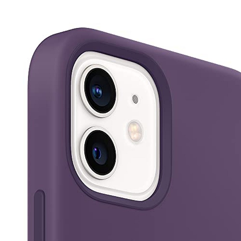 Apple Pouch Case for iPhone 12, 12 Pro (Silicone Amethyst)