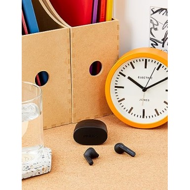 Philips Audio TAT2236 TWS Earbuds with IPX4, 6+12 Hours Play time, Quick Charge, Type-C Charging, Black Philips Audio TAT2236 TWS Earbuds with IPX4, 6+12 Hours Play time, Quick Charge, Type-C Charging, Black