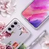CYRILL by Spigen Thermoplastic Polyurethane and PC Cecile Back Cover Compatible for Samsung Galaxy S21 FE 5G (Rose Floral)