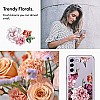 CYRILL by Spigen Thermoplastic Polyurethane and PC Cecile Back Cover Compatible for Samsung Galaxy S21 FE 5G (Rose Floral)