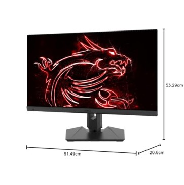 MSI Optix MAG274QRF 27 INCH QD Esports Gaming Monitor WQHD Flat, Rapid IPS, 165Hz, Black MSI Optix MAG274QRF 27 INCH QD Esports Gaming Monitor WQHD Flat, Rapid IPS, 165Hz, Black